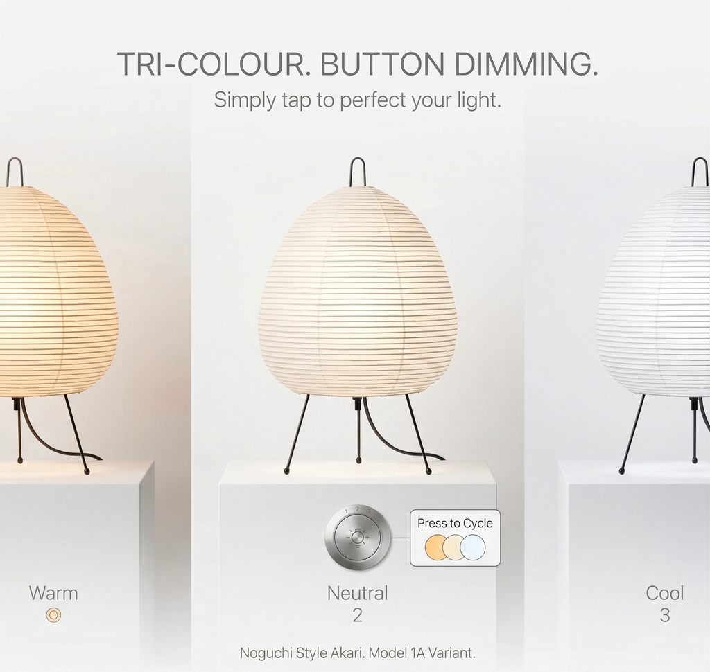 Nordic Japanese Rice Paper Table Lamp
