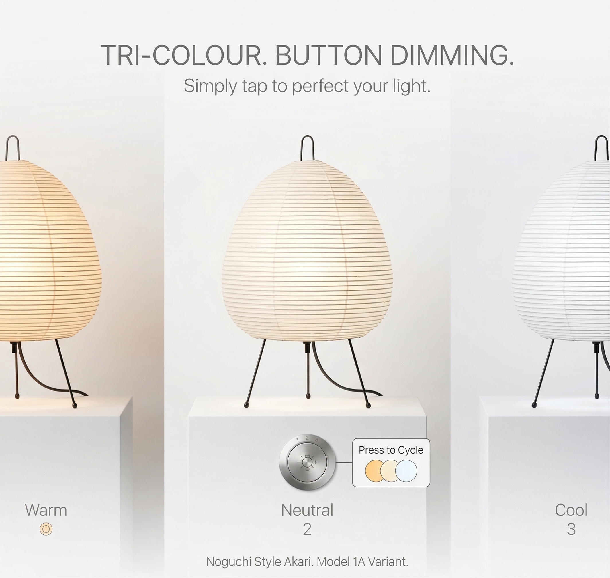 Nordic Japanese Rice Paper Table Lamp