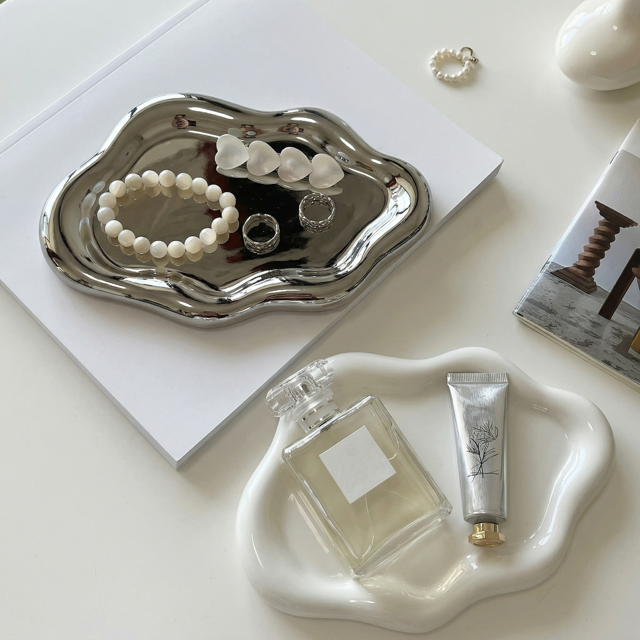 Cloud Ceramic Jewelry Storage Tray