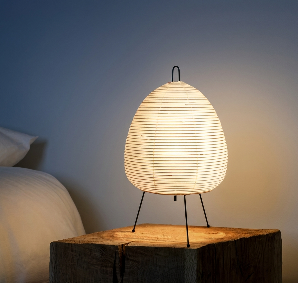 Nordic Japanese Rice Paper Table Lamp
