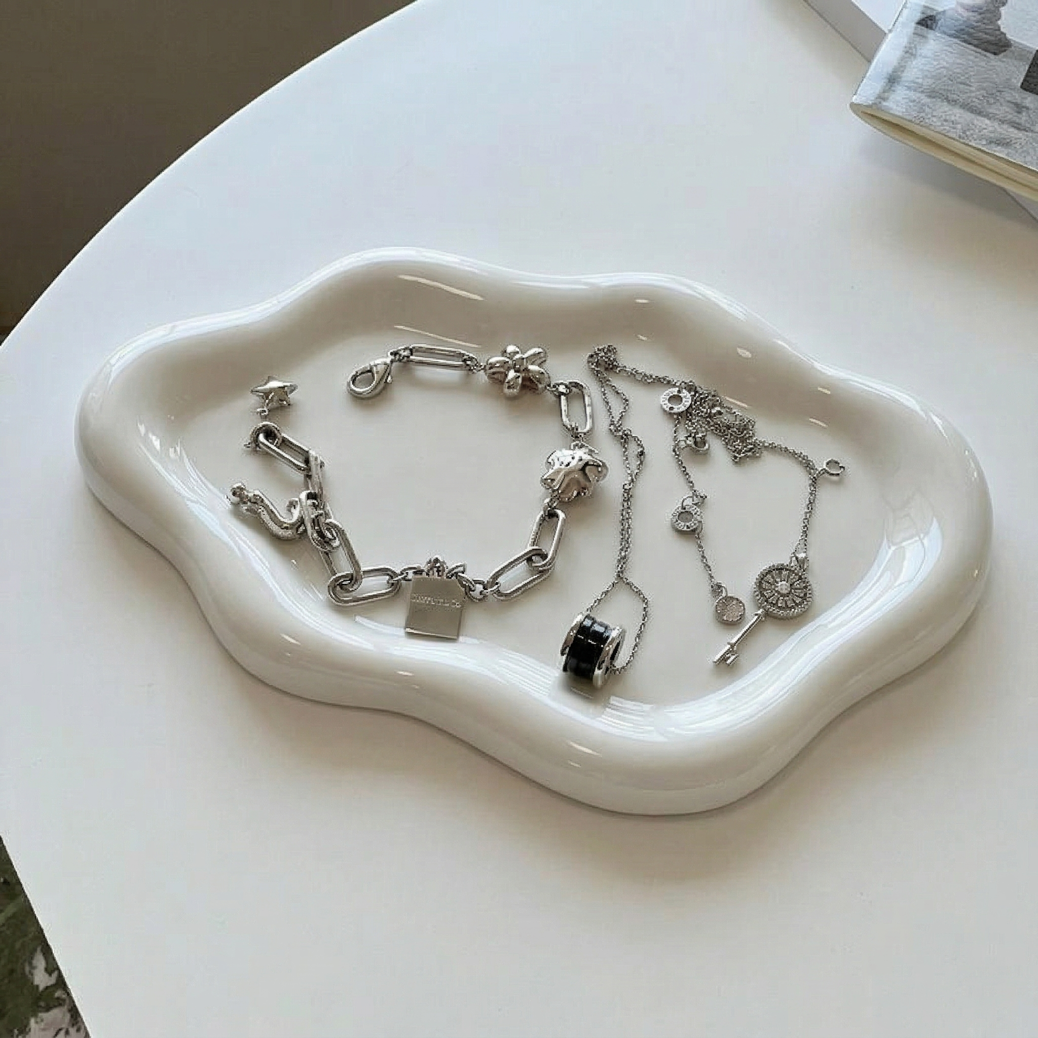 Cloud Ceramic Jewelry Storage Tray